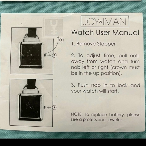 Joy and Iman Large Gray Leather Handbag, Tote - Picture 7 of 14